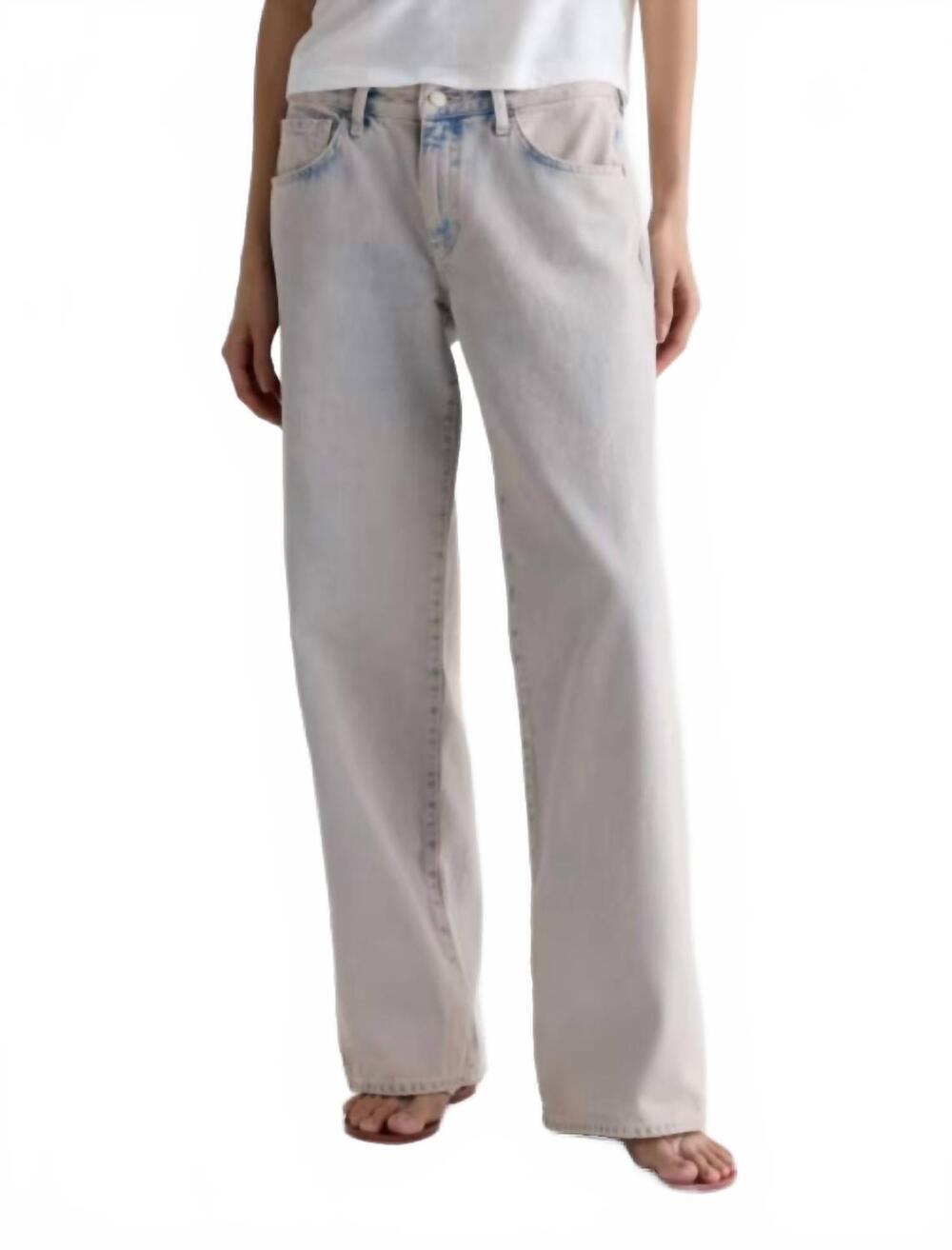 NEW AG JEANS adria low-rise jean in mojave pink